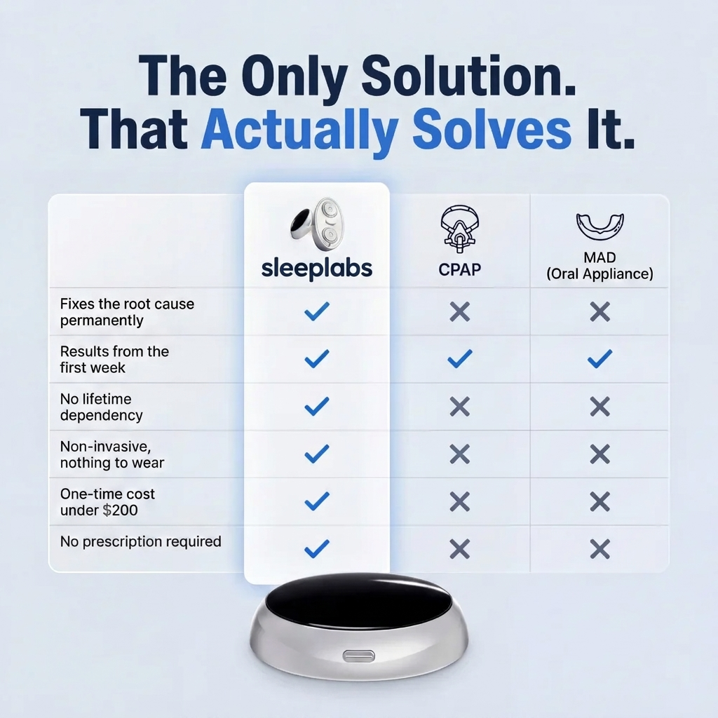 SleepLabs Pro — Eliminates Snoring & Sleep Apnea