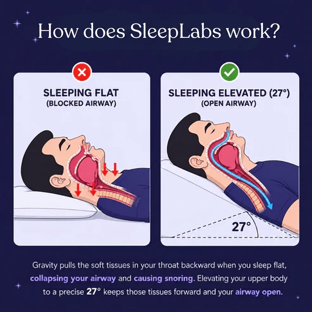 SleepLabs SnoreLift Pro™ 2.0
