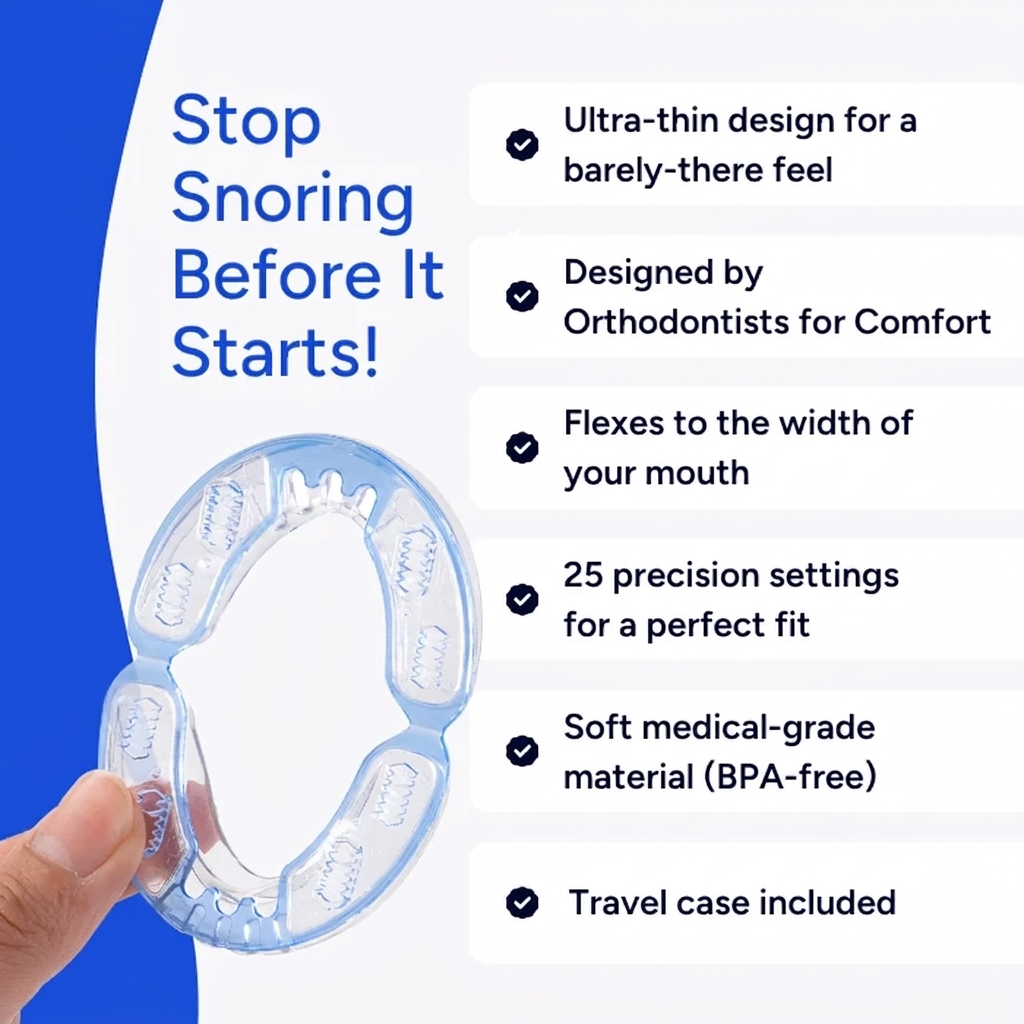 SleepLabs Pro™ Adjustable Anti-Snoring Mouthpiece