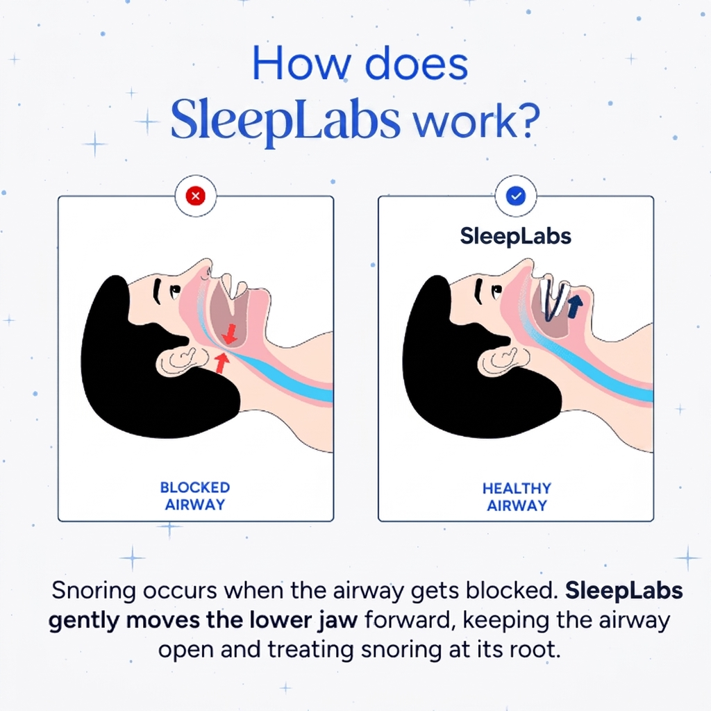 SleepLabs Pro™ Adjustable Anti-Snoring Mouthpiece