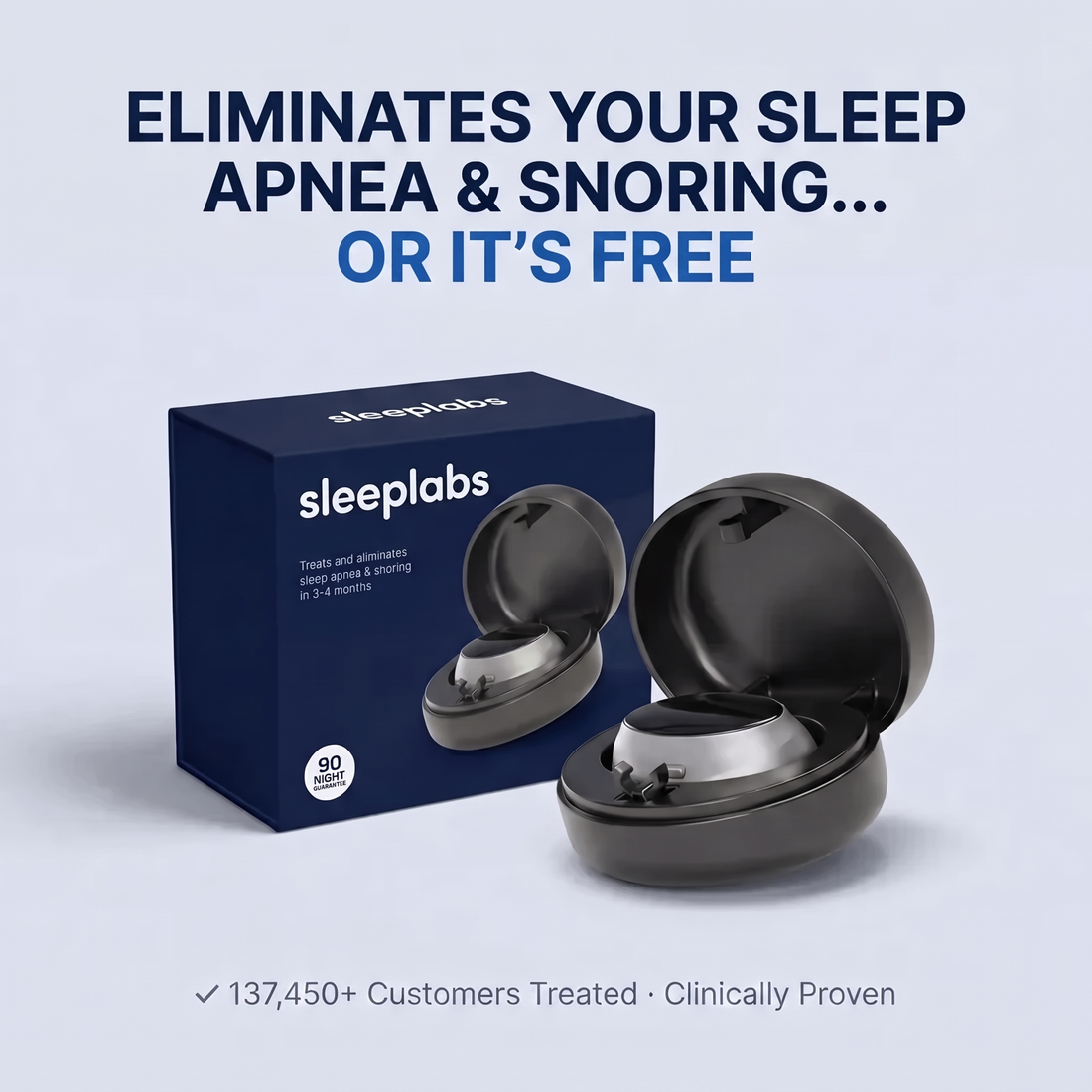 SleepLabs Pro™  — Eliminates Snoring & Sleep Apnea